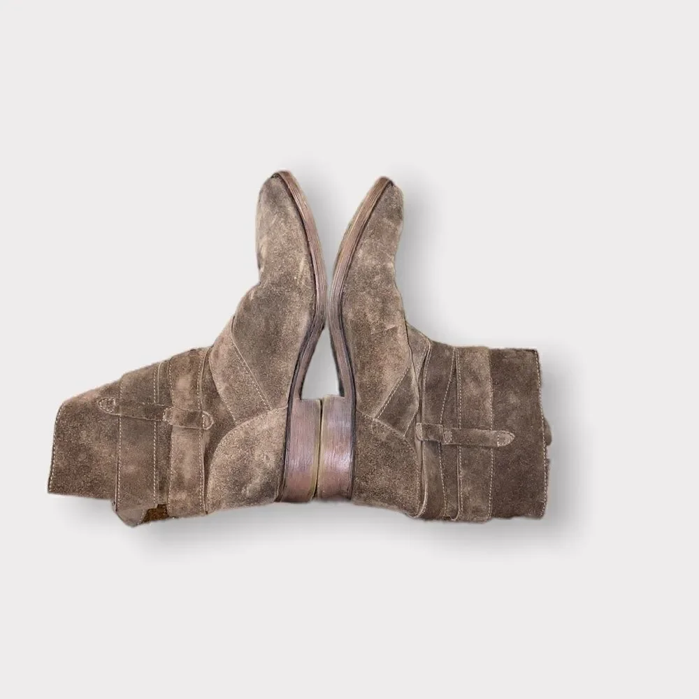 ZiGi Brown Boots Suede  Shoe Size 6.5 M